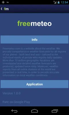 Freemeteo android App screenshot 0