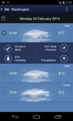 Freemeteo android App screenshot 3